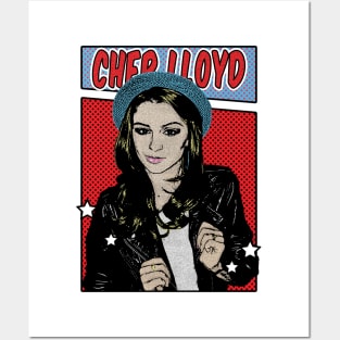 Cher Llyod Pop Art Comic Style Posters and Art